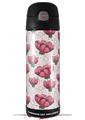 Skin Decal Wrap for Thermos Funtainer 16oz Bottle Flowers Pattern 16 (BOTTLE NOT INCLUDED) by WraptorSkinz