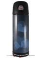 Skin Decal Wrap for Thermos Funtainer 16oz Bottle Bokeh Hearts Blue (BOTTLE NOT INCLUDED) by WraptorSkinz