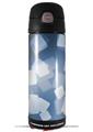Skin Decal Wrap for Thermos Funtainer 16oz Bottle Bokeh Squared Blue (BOTTLE NOT INCLUDED) by WraptorSkinz