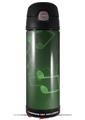 Skin Decal Wrap for Thermos Funtainer 16oz Bottle Bokeh Music Green (BOTTLE NOT INCLUDED) by WraptorSkinz