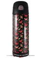 Skin Decal Wrap for Thermos Funtainer 16oz Bottle Crabs and Shells Black (BOTTLE NOT INCLUDED) by WraptorSkinz