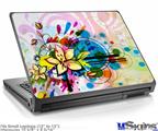 Laptop Skin (Small) - Floral Splash