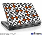 Laptop Skin (Small) - Locknodes 05 Burnt Orange