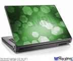 Laptop Skin (Small) - Bokeh Hex Green