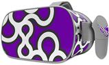 Decal style Skin Wrap compatible with Oculus Go Headset - Locknodes 03 Purple (OCULUS NOT INCLUDED)