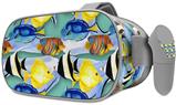 Decal style Skin Wrap compatible with Oculus Go Headset - Tropical Fish 01 Seafoam Green (OCULUS NOT INCLUDED)