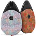Skin Decal Wrap 2 Pack compatible with Suorin Drop Flowers Pattern 08 VAPE NOT INCLUDED