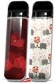Skin Decal Wrap 2 Pack for Smok Novo v1 Bokeh Hearts Red VAPE NOT INCLUDED