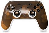 Skin Decal Wrap works with Original Google Stadia Controller Bokeh Hearts Orange Skin Only CONTROLLER NOT INCLUDED