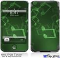 iPod Touch 2G & 3G Skin - Bokeh Music Green
