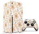 WraptorSkinz Skin Wrap compatible with the 2020 XBOX Series X Console and Controller Flowers Pattern 15 (XBOX NOT INCLUDED)