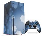 WraptorSkinz Skin Wrap compatible with the 2020 XBOX Series X Console and Controller Bokeh Hex Blue (XBOX NOT INCLUDED)