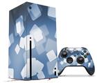 WraptorSkinz Skin Wrap compatible with the 2020 XBOX Series X Console and Controller Bokeh Squared Blue (XBOX NOT INCLUDED)