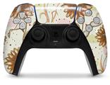 WraptorSkinz Skin Wrap compatible with the Sony PS5 DualSense Controller Flowers Pattern 19 (CONTROLLER NOT INCLUDED)