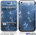iPhone 3GS Skin - Bokeh Butterflies Blue