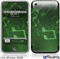 iPhone 3GS Skin - Bokeh Music Green