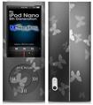 iPod Nano 5G Skin - Bokeh Butterflies Grey