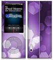 iPod Nano 5G Skin - Bokeh Hex Purple