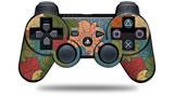 Sony PS3 Controller Decal Style Skin - Flowers Pattern 01 (CONTROLLER NOT INCLUDED)