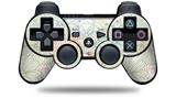 Sony PS3 Controller Decal Style Skin - Flowers Pattern 02 (CONTROLLER NOT INCLUDED)