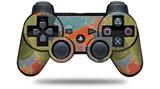 Sony PS3 Controller Decal Style Skin - Flowers Pattern 03 (CONTROLLER NOT INCLUDED)