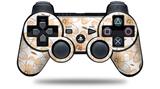 Sony PS3 Controller Decal Style Skin - Flowers Pattern 15 (CONTROLLER NOT INCLUDED)