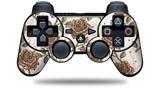 Sony PS3 Controller Decal Style Skin - Flowers Pattern Roses 20 (CONTROLLER NOT INCLUDED)