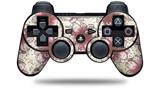 Sony PS3 Controller Decal Style Skin - Flowers Pattern 23 (CONTROLLER NOT INCLUDED)