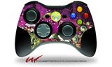 XBOX 360 Wireless Controller Decal Style Skin - Grungy Flower Bouquet (CONTROLLER NOT INCLUDED)