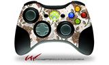 XBOX 360 Wireless Controller Decal Style Skin - Flowers Pattern Roses 20 (CONTROLLER NOT INCLUDED)