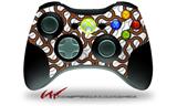 XBOX 360 Wireless Controller Decal Style Skin - Locknodes 01 Burnt Orange (CONTROLLER NOT INCLUDED)