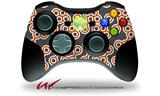 XBOX 360 Wireless Controller Decal Style Skin - Locknodes 02 Burnt Orange (CONTROLLER NOT INCLUDED)