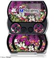 Grungy Flower Bouquet - Decal Style Skins (fits Sony PSPgo)