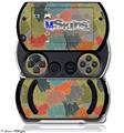 Flowers Pattern 03 - Decal Style Skins (fits Sony PSPgo)