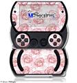Flowers Pattern Roses 13 - Decal Style Skins (fits Sony PSPgo)