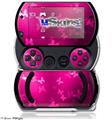 Bokeh Butterflies Hot Pink - Decal Style Skins (fits Sony PSPgo)