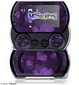 Bokeh Hearts Purple - Decal Style Skins (fits Sony PSPgo)