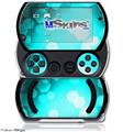Bokeh Hex Neon Teal - Decal Style Skins (fits Sony PSPgo)