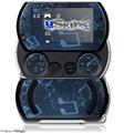 Bokeh Music Blue - Decal Style Skins (fits Sony PSPgo)