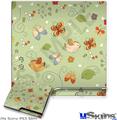 Decal Skin compatible with Sony PS3 Slim Birds Butterflies and Flowers