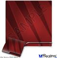 Decal Skin compatible with Sony PS3 Slim VintageID 25 Red