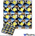 Decal Skin compatible with Sony PS3 Slim Tropical Fish 01 Black