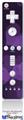 Wii Remote Controller Face ONLY Skin - Bokeh Hearts Purple