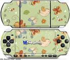 Sony PSP 3000 Skin - Birds Butterflies and Flowers