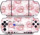 Sony PSP 3000 Skin - Flowers Pattern Roses 13