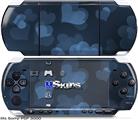 Sony PSP 3000 Skin - Bokeh Hearts Blue