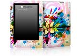 Floral Splash - Decal Style Skin for Amazon Kindle DX