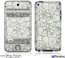 iPod Touch 4G Decal Style Vinyl Skin - Flowers Pattern 05