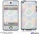 iPod Touch 4G Decal Style Vinyl Skin - Flowers Pattern 10
