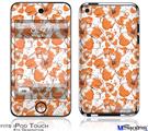 iPod Touch 4G Decal Style Vinyl Skin - Flowers Pattern 14